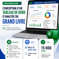 Formation en ligne: Conception d'un tableau de bord d'analyse du grand livre